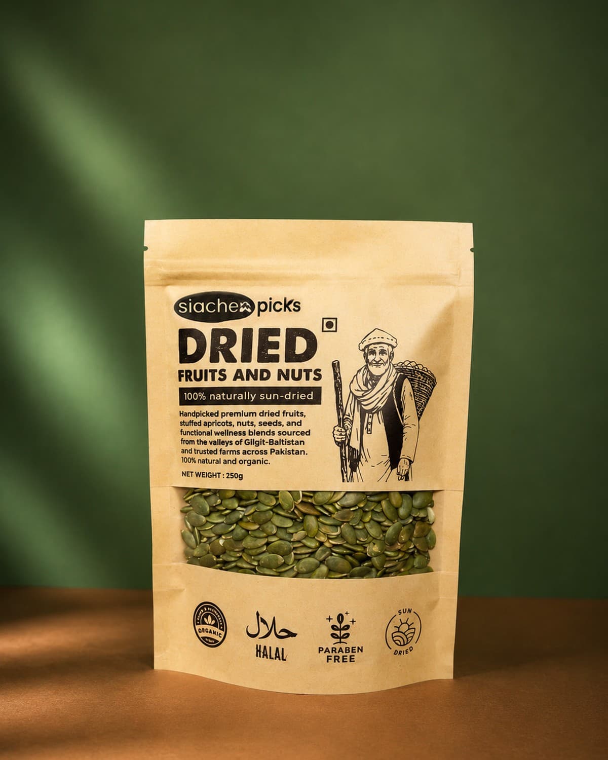 Roasted Pumpkin Seeds — packshot